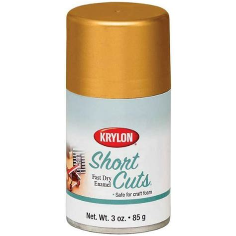 joanns fabric krylon short cuts metallic paint|Krylon KSCS029 Short Cuts Aerosol Spray Paint, Gold Leaf,.